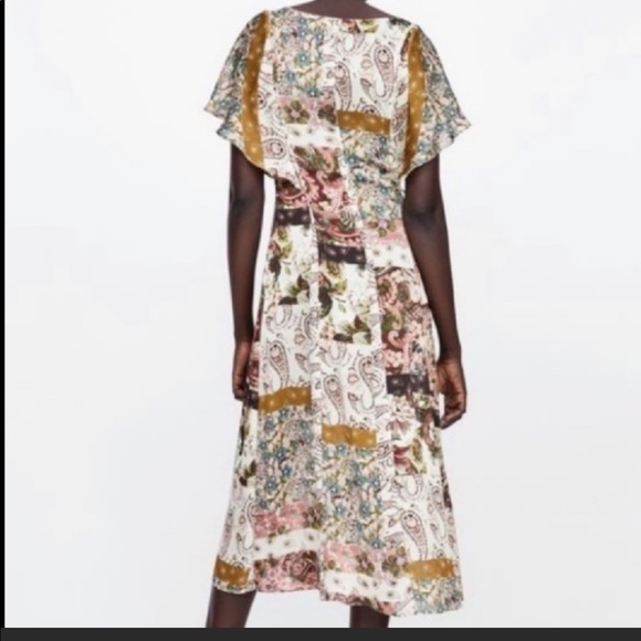 ZARA DENIM midi dress - Picture 3 of 16